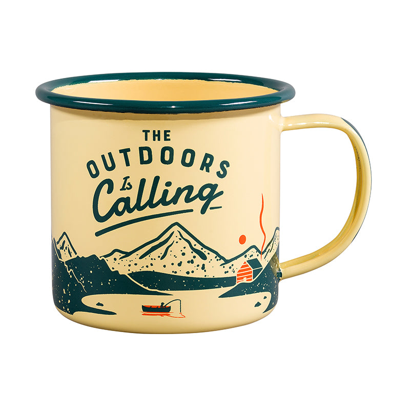 Gentlemen’s Hardware emaljmugg – The Outdoors is Calling