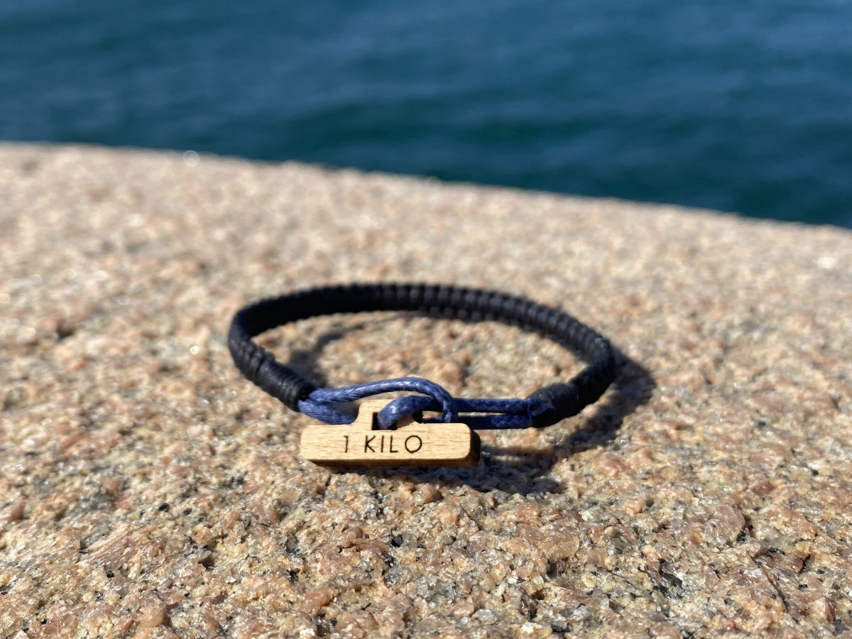 CleanSea Bläcksvart armband