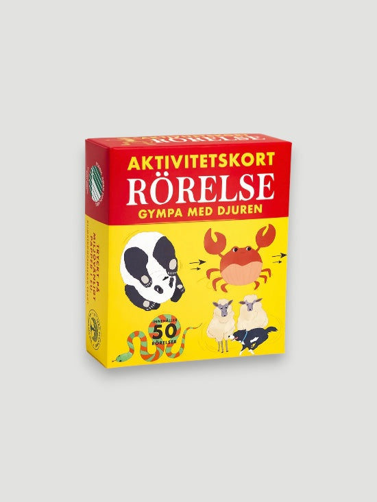 Aktivitetskort rörelse - Gympa med djuren