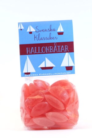 Hallonbåtar godis