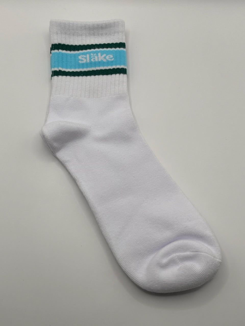 Strumpa - Släke randig - Ljusblå och grön-thumbmail-4