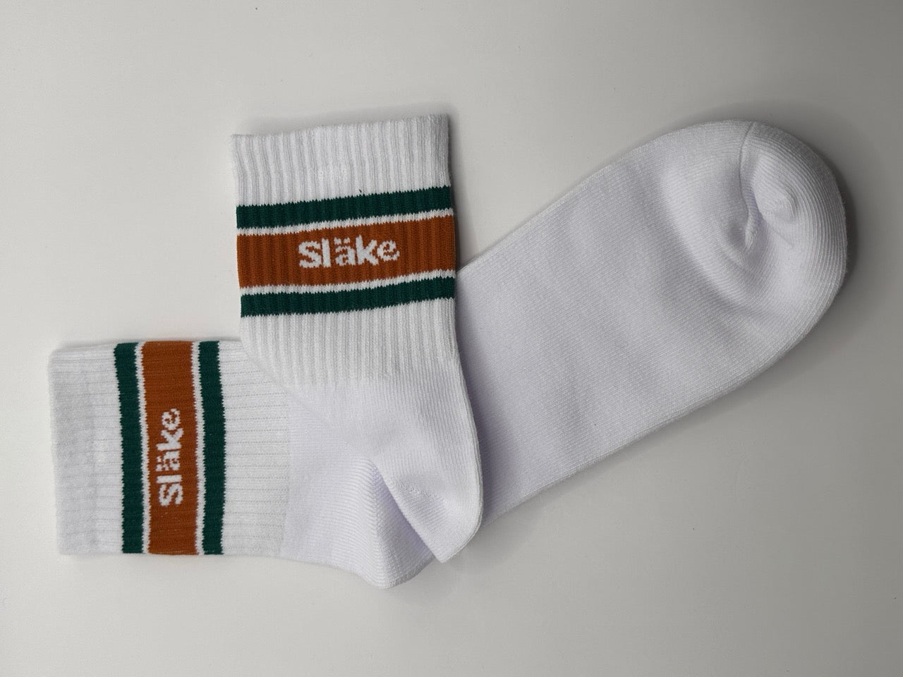 Strumpa - Släke randig orange - grön-thumbmail-2