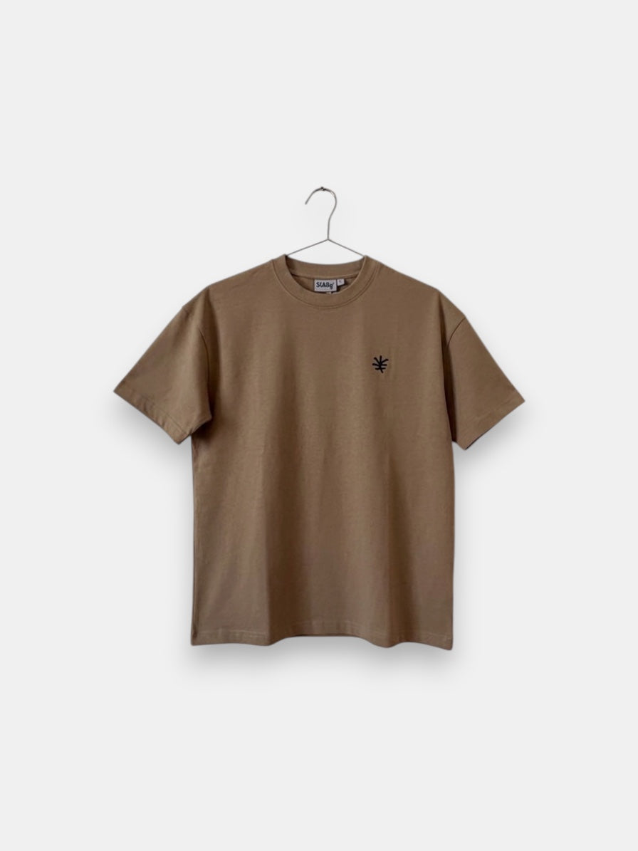 T-shirt Släke Sand Beige-thumbmail-4