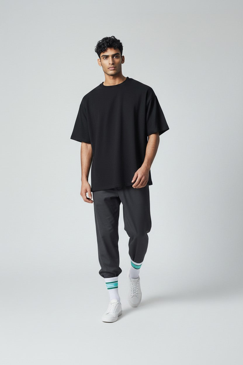 Strumpa - Släke randig - Ljusblå och grön-thumbmail-3