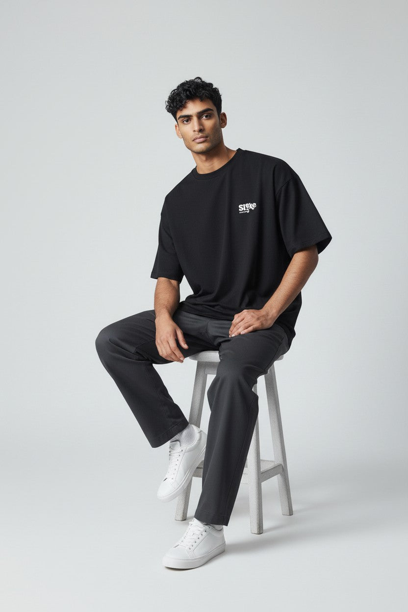 T-shirt Släke svart-thumbmail-3