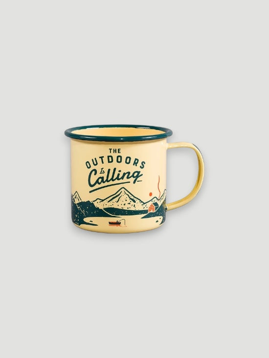 Gentlemen’s Hardware emaljmugg – The Outdoors is Calling