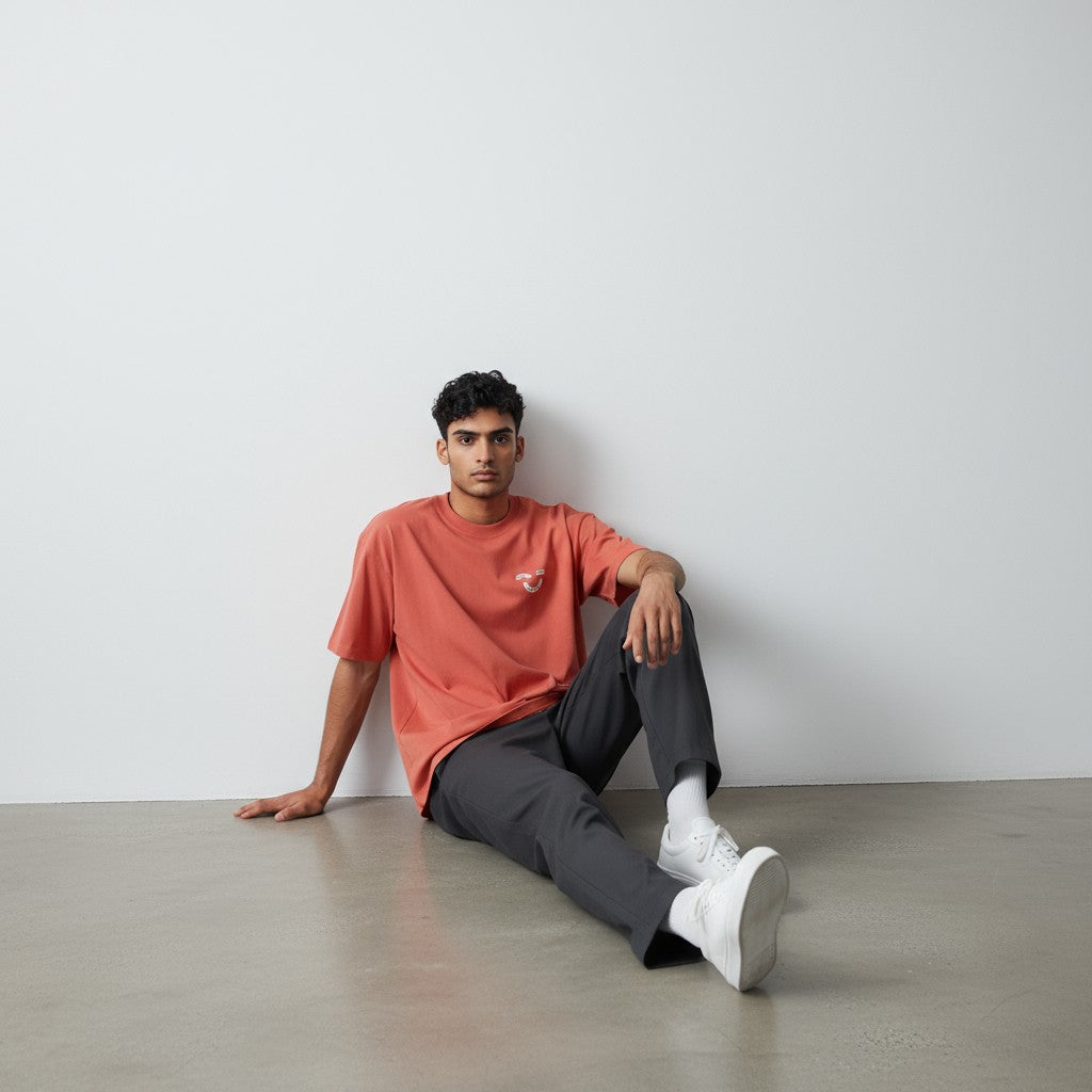 T-shirt Släke Korall