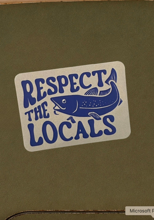 Sticker Respect the local